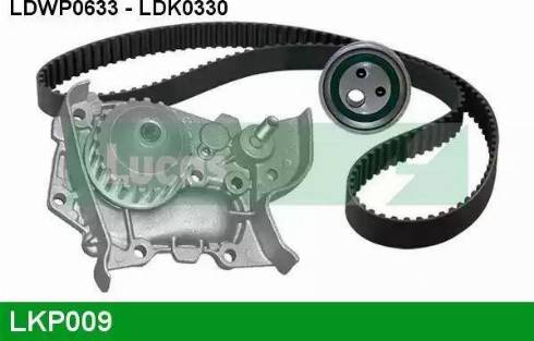 Lucas Engine Drive LKP009 - Pompa acqua + Kit cinghie dentate autozon.pro