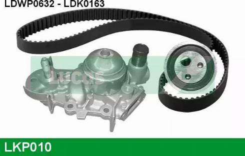 Lucas Engine Drive LKP010 - Pompa acqua + Kit cinghie dentate autozon.pro