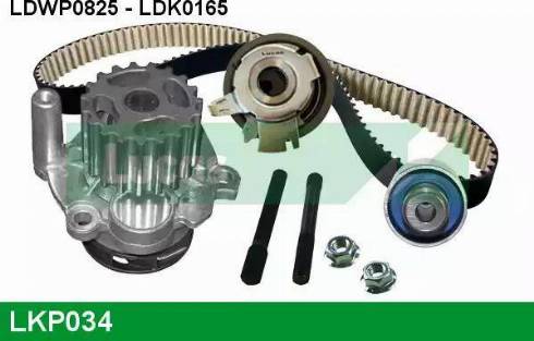 Lucas Engine Drive LKP034 - Pompa acqua + Kit cinghie dentate autozon.pro