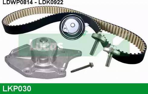 Lucas Engine Drive LKP030 - Pompa acqua + Kit cinghie dentate autozon.pro