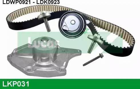 Lucas Engine Drive LKP031 - Pompa acqua + Kit cinghie dentate autozon.pro