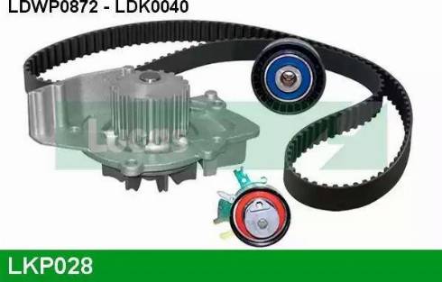 Lucas Engine Drive LKP028 - Pompa acqua + Kit cinghie dentate autozon.pro