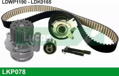 Lucas Engine Drive LKP078 - Pompa acqua + Kit cinghie dentate autozon.pro