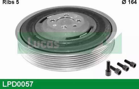 Lucas Engine Drive LPD0057 - Puleggia cinghia, Albero a gomiti autozon.pro