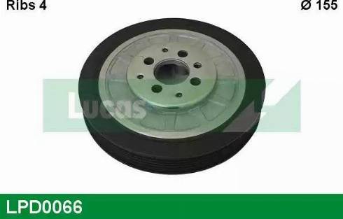 Lucas Engine Drive LPD0066 - Puleggia cinghia, Albero a gomiti autozon.pro