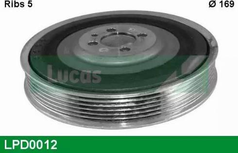 Lucas Engine Drive LPD0012 - Puleggia cinghia, Albero a gomiti autozon.pro