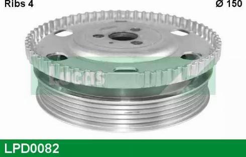 Lucas Engine Drive LPD0082 - Puleggia cinghia, Albero a gomiti autozon.pro