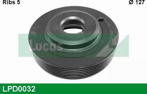 Lucas Engine Drive LPD0032 - Puleggia cinghia, Albero a gomiti autozon.pro