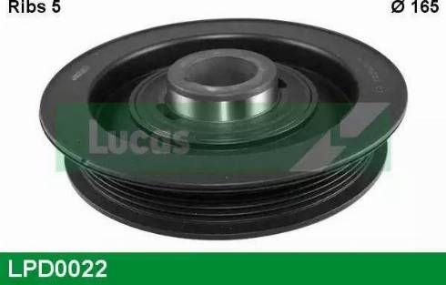 Lucas Engine Drive LPD0022 - Puleggia cinghia, Albero a gomiti autozon.pro