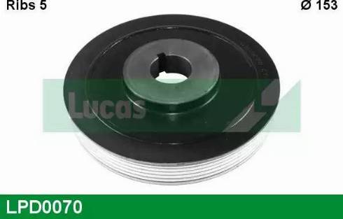 Lucas Engine Drive LPD0070 - Puleggia cinghia, Albero a gomiti autozon.pro