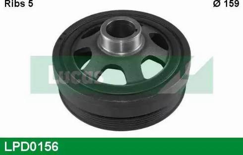 Lucas Engine Drive LPD0156 - Puleggia cinghia, Albero a gomiti autozon.pro