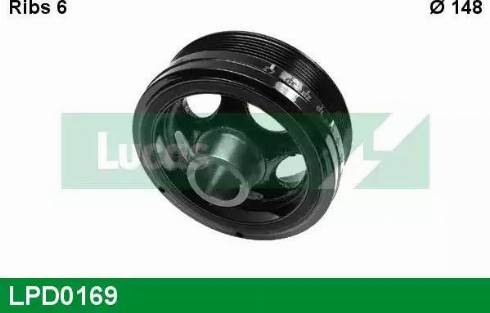 Lucas Engine Drive LPD0169 - Puleggia cinghia, Albero a gomiti autozon.pro