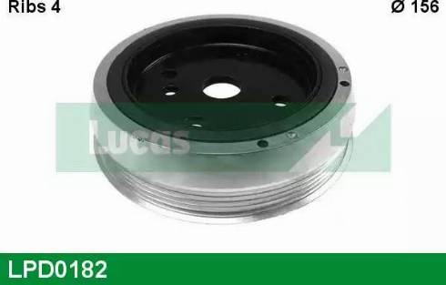 Lucas Engine Drive LPD0182 - Puleggia cinghia, Albero a gomiti autozon.pro