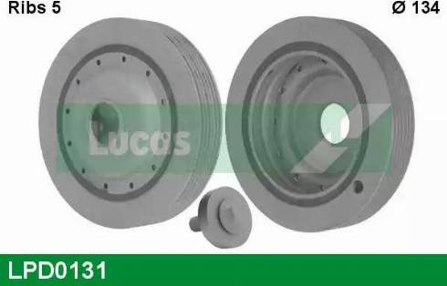 Lucas Engine Drive LPD0131 - Puleggia cinghia, Albero a gomiti autozon.pro