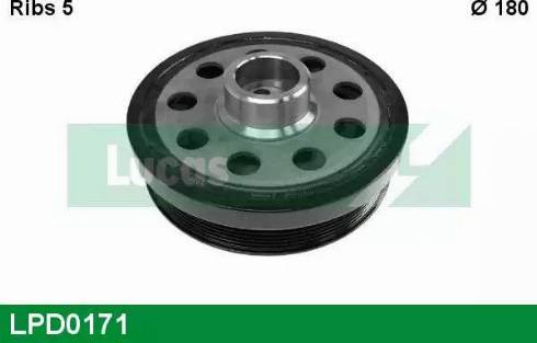 Lucas Engine Drive LPD0171 - Puleggia cinghia, Albero a gomiti autozon.pro