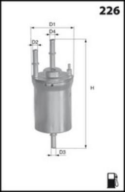 Lucas Filters LFPF018 - Filtro carburante autozon.pro