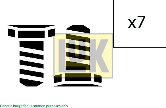 LUK 411 0238 10 - Kit bulloni, Volano autozon.pro