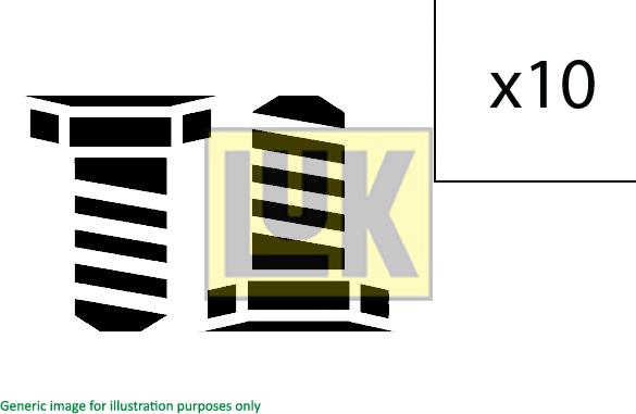 LUK 411 0140 10 - Kit bulloni, Volano autozon.pro