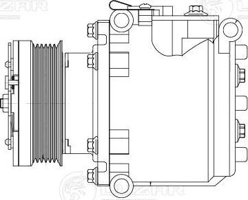 Luzar LCAC 0593 - Compressore, Climatizzatore autozon.pro