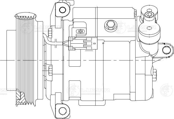 Luzar LCAC 0550 - Compressore, Climatizzatore autozon.pro