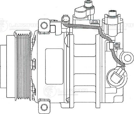 Luzar LCAC15164 - Compressore, Climatizzatore autozon.pro