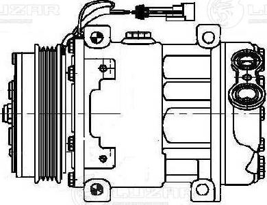 Luzar LCAC1680 - Compressore, Climatizzatore autozon.pro