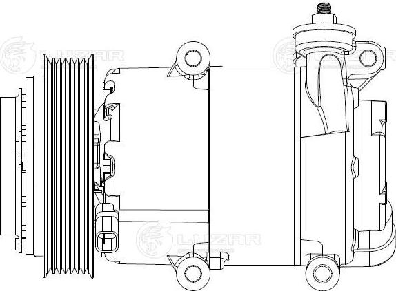 Luzar LCAC1089 - Compressore, Climatizzatore autozon.pro