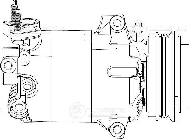 Luzar LCAC1025 - Compressore, Climatizzatore autozon.pro