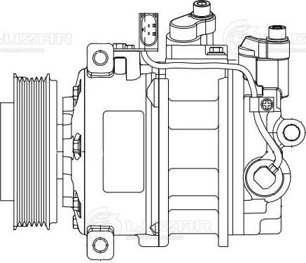 Luzar LCAC 1855 - Compressore, Climatizzatore autozon.pro