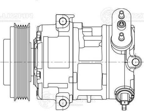 Luzar LCAC 2112 - Compressore, Climatizzatore autozon.pro