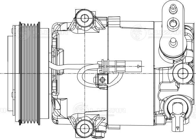 Luzar LCAC 2131 - Compressore, Climatizzatore autozon.pro