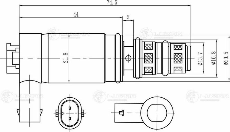 Luzar LCCV 2103 - Valvola regolazione, Compressore autozon.pro