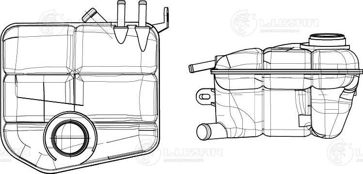 Luzar LET 1013 - Serbatoio compensazione, Refrigerante autozon.pro