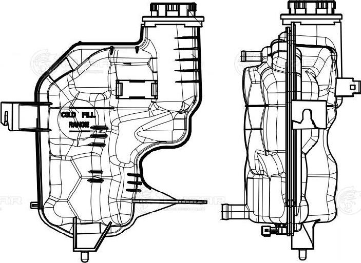Luzar LET 1012 - Serbatoio compensazione, Refrigerante autozon.pro