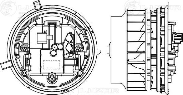 Luzar LFh 1560 - Elettromotore, Ventilatore abitacolo autozon.pro