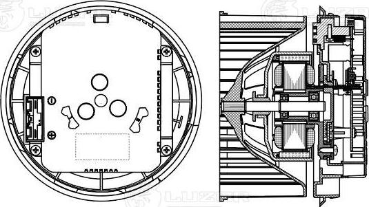 Luzar LFh 1004 - Elettromotore, Ventilatore abitacolo autozon.pro