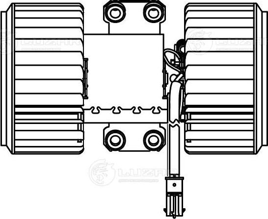 Luzar LFh 2605 - Elettromotore, Ventilatore abitacolo autozon.pro