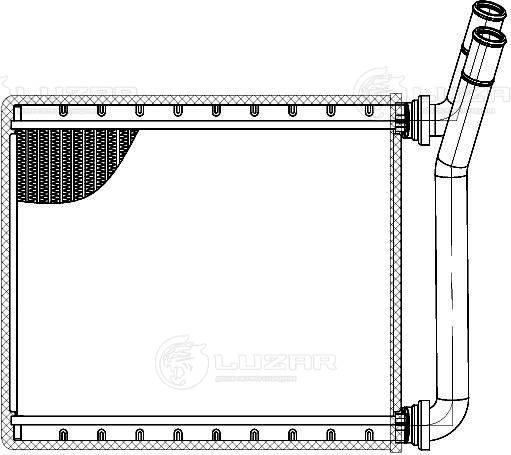 Luzar LRh 1914 - Scambiatore calore, Riscaldamento abitacolo autozon.pro