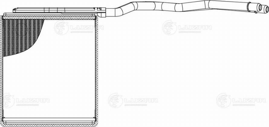 Luzar LRh 2561 - Scambiatore calore, Riscaldamento abitacolo autozon.pro