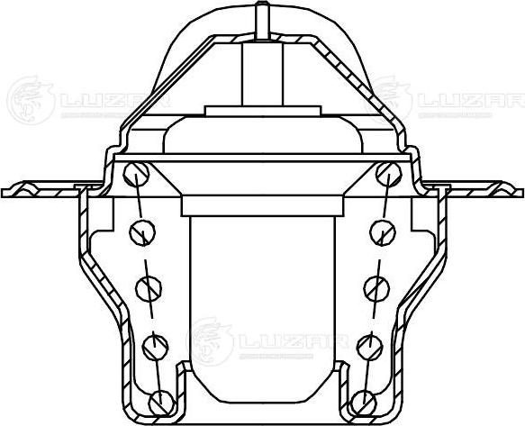 Luzar LT 1800 - Termostato, Refrigerante autozon.pro