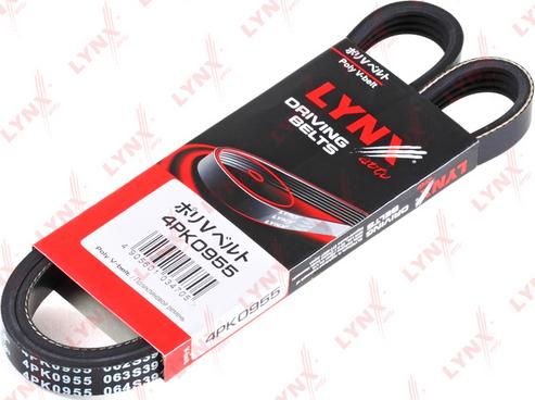 LYNXauto 4PK0955 - Cinghia Poly-V autozon.pro