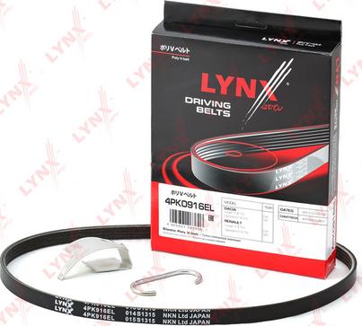 LYNXauto 4PK0916EL - Cinghia Poly-V autozon.pro