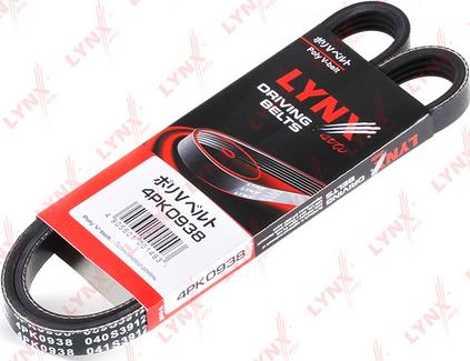 LYNXauto 4PK0938 - Cinghia Poly-V autozon.pro