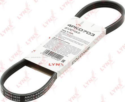 LYNXauto 4PK0703 - Cinghia Poly-V autozon.pro