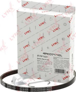 LYNXauto 4PK0711EL - Cinghia Poly-V autozon.pro