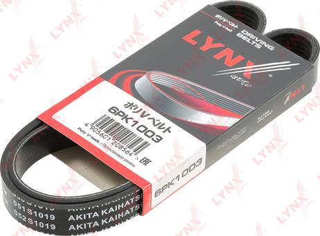 LYNXauto 6PK1003 - Cinghia Poly-V autozon.pro