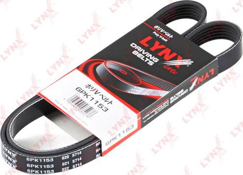 LYNXauto 6PK1153 - Cinghia Poly-V autozon.pro