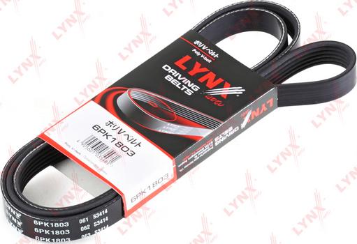 LYNXauto 6PK1803 - Cinghia Poly-V autozon.pro