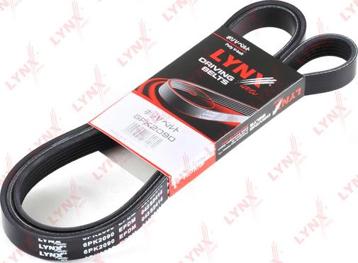 LYNXauto 6PK2090 - Cinghia Poly-V autozon.pro