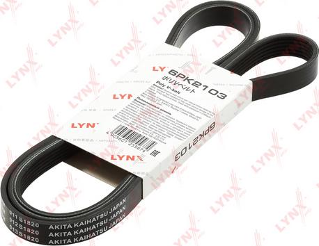 LYNXauto 6PK2103 - Cinghia Poly-V autozon.pro